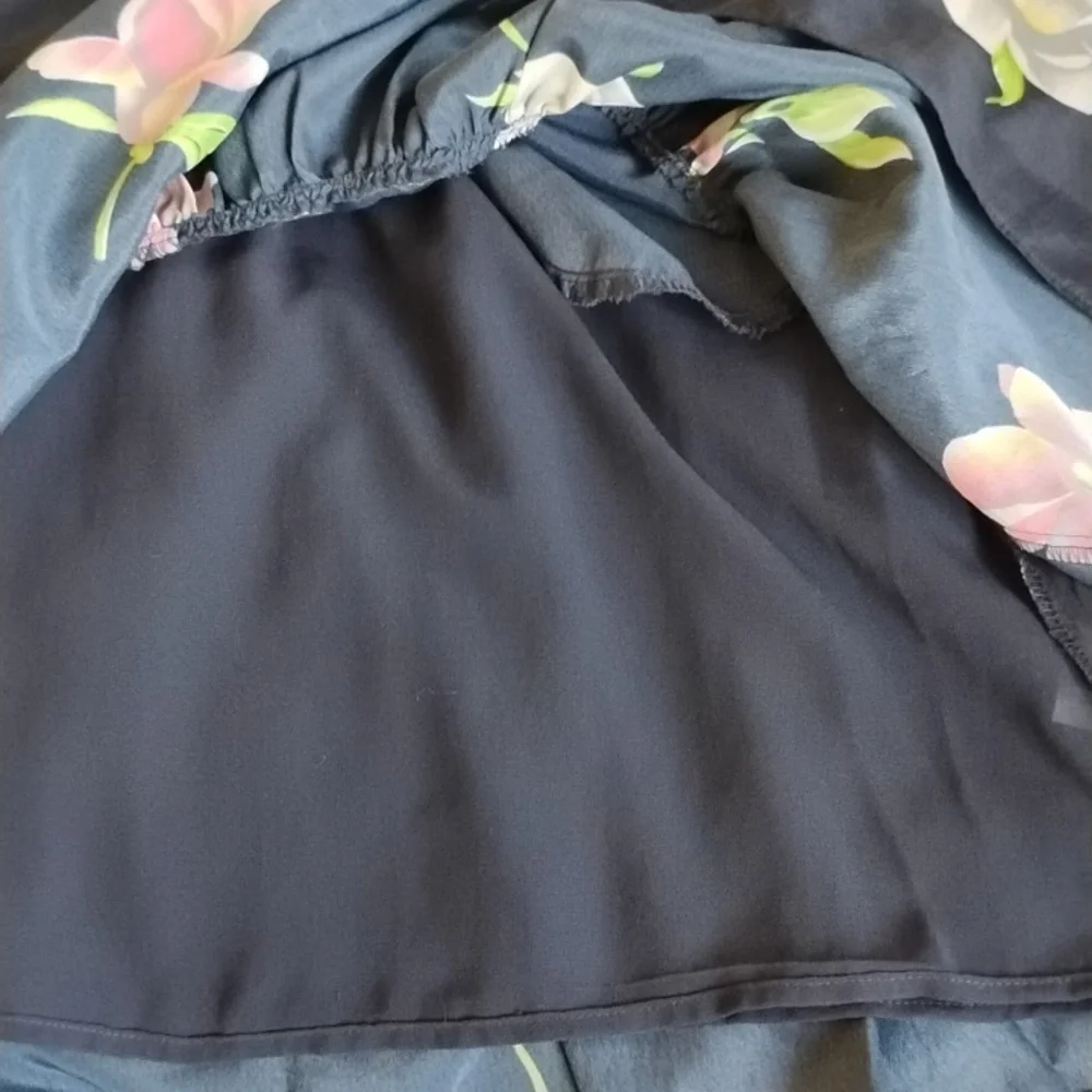 Lil Floral Black Dress